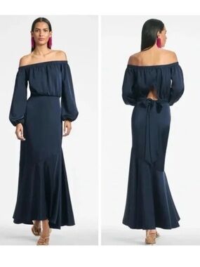 Sachin & Babi Kai Off-The-Shoulder Long-Sleeve Maxi Dress. New with tags.